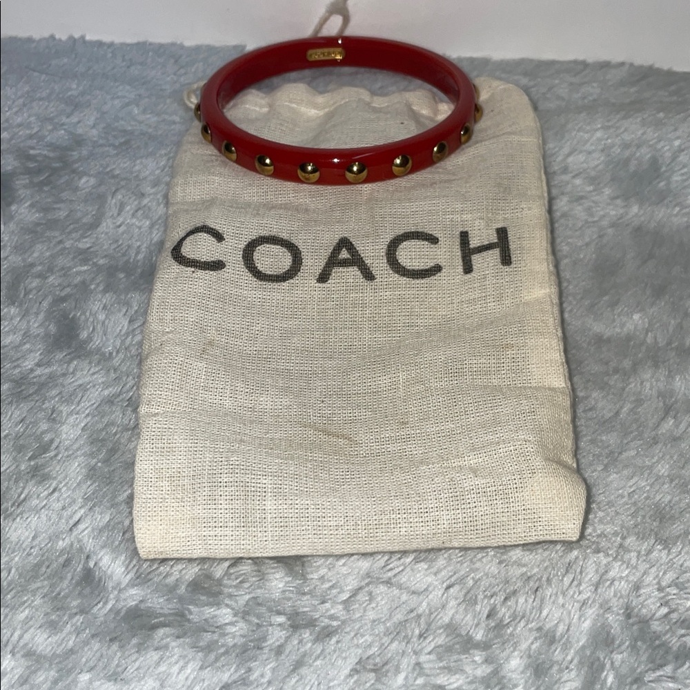 Coach ‘Phoebe’ Nailhead Resin Bracelet